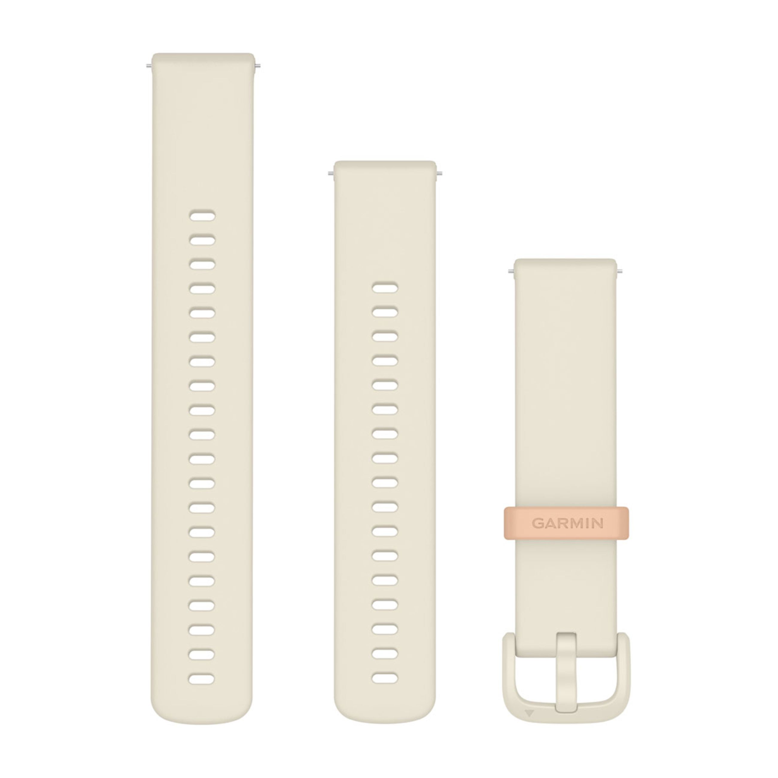 Quick Release Bands (20 Mm) - Bone /Pink Dawn