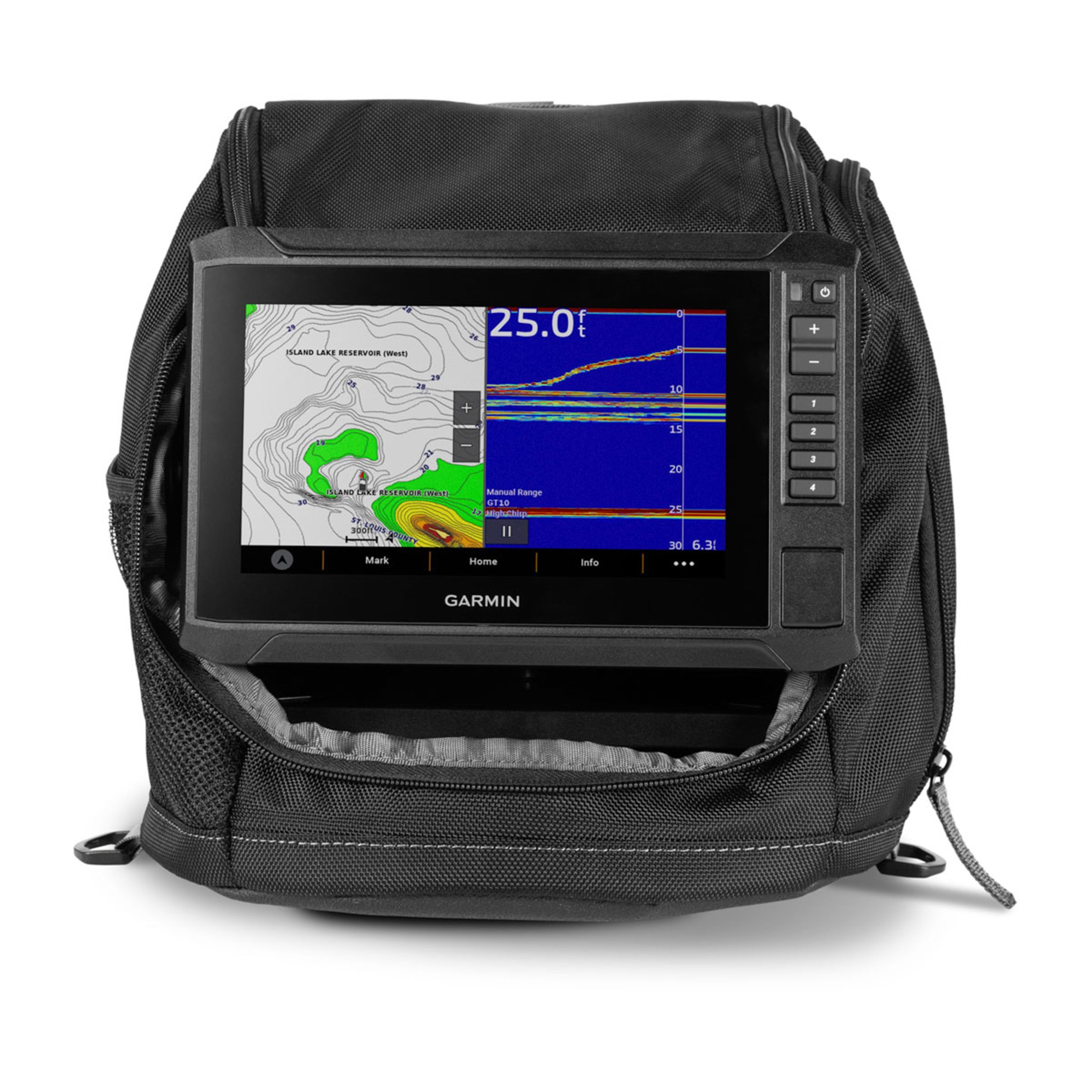 Striker Plus 4 Ice Fishing Bundle - Includes Echomap Uhd2 73Sv And Gt10Hn-If Transducer