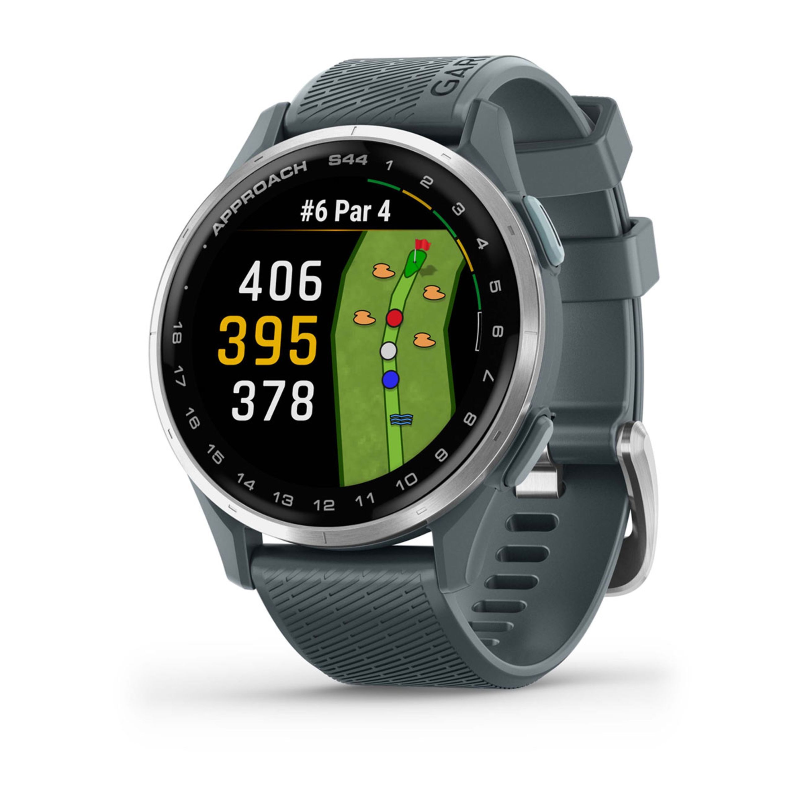 Approach S50 - Silver Aluminum Bezel With Twilight Silicone Band