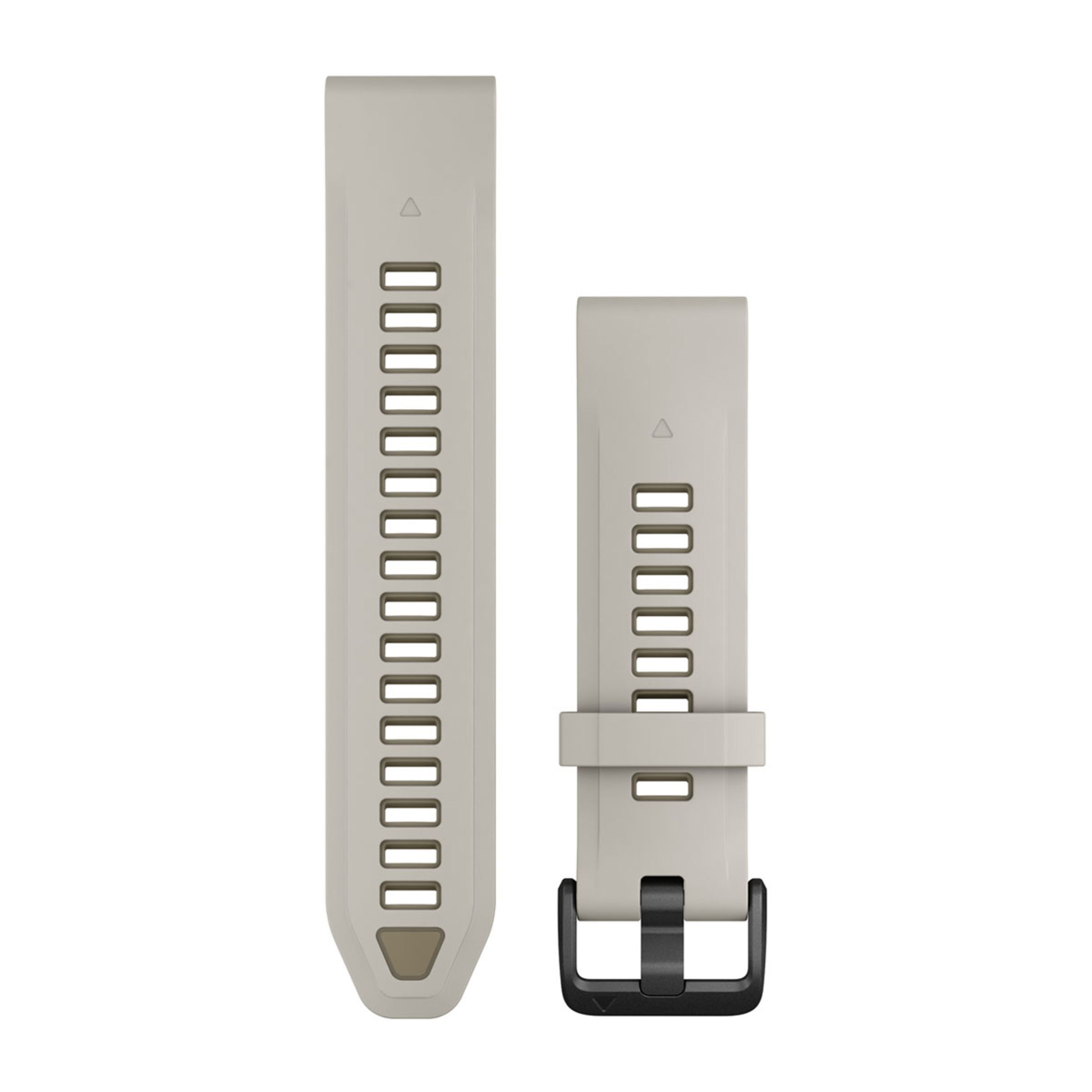 Quickfit 20 Watch Bands - Fog Gray/Dark Sandstone Silicone