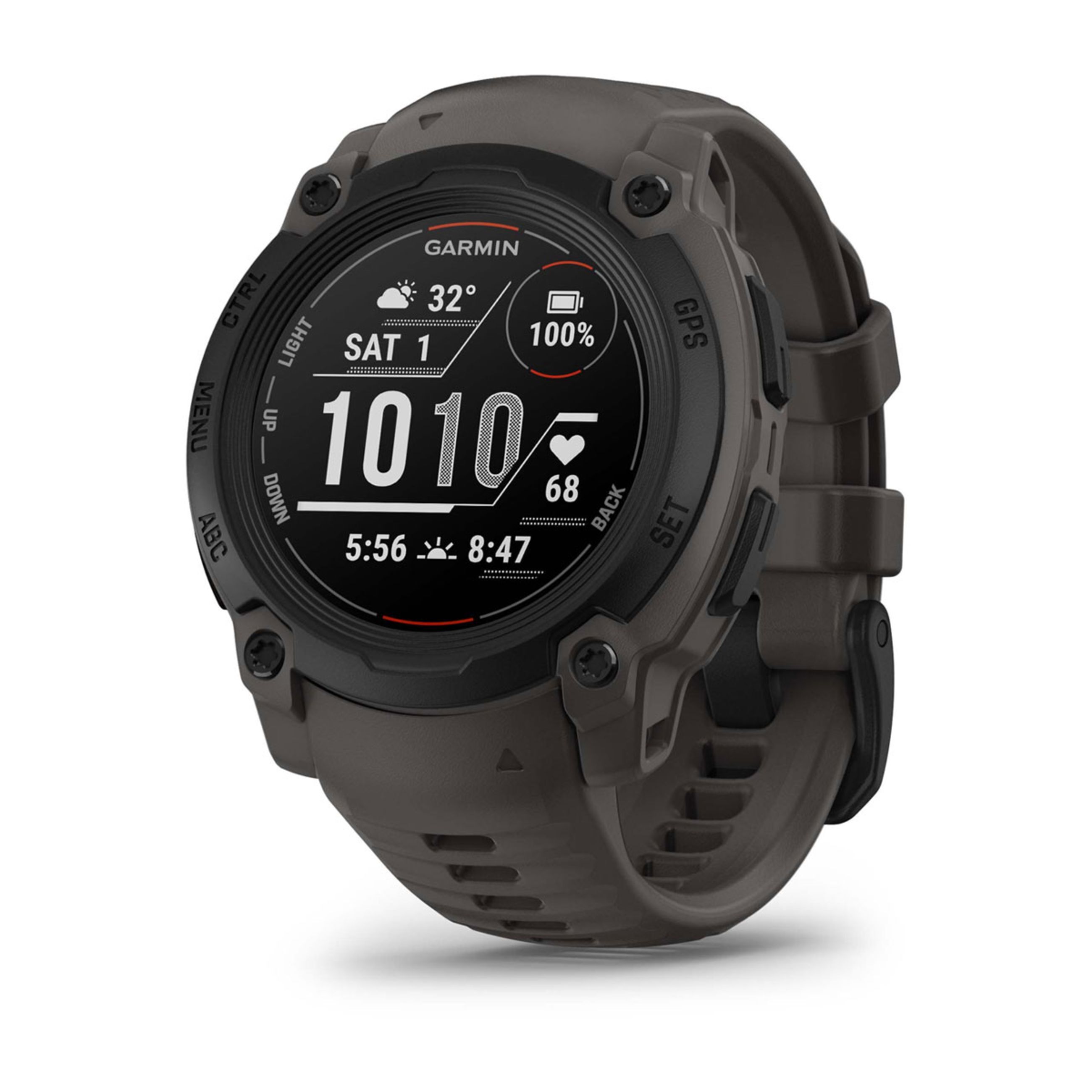 Instinct E – 45 Mm - Black With Charcoal Band